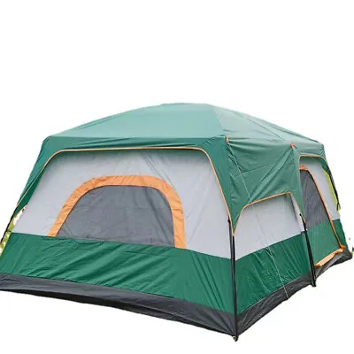 8 Person Instant Easy Set Up Family Outdoor Camping Tent With 2 Rooms L Z4N8 • £110.65