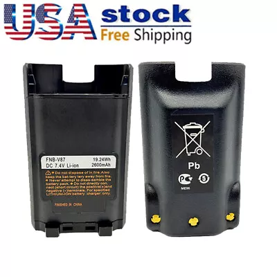 2x FNB-V87 Li-ion Battery For VX921 VX924 VX929 VX821 VX824 VX829 Two Way Radio • $49.90