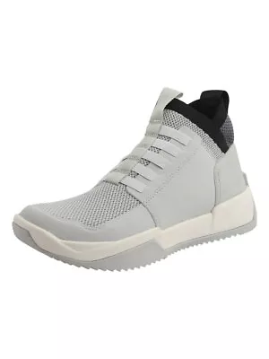 G-Star Raw Men's Rackam-Decline Industrial Grey High-Top Sneakers Shoes Sz. 13 • $112.95