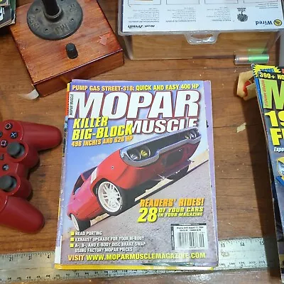 Mopar Muscle Magazine Big Inches When Bi Blocks Ruled The Street March 2006 • $12.99