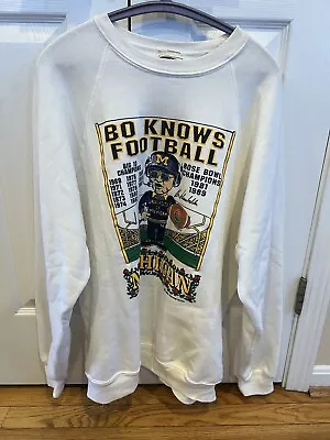 Vintage 1989 Michigan Rose Bowl Sweatshirt • $250