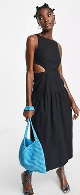 £10 • Buy Topshop Cut Out Dress - Size 12