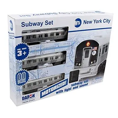 	York MTA New York City 3 Pc. Battery Operated Train Set With Track 39 X 25	 • $86.24