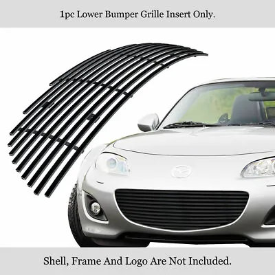 Fits 2009-2012 Mazda MX-5 Bumper Stainless Steel Black Billet Grille • $58.99