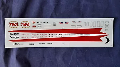 ATP Decals 1/144 TWA Boeing 707 737 727 Convair 880 AD5015 • £15