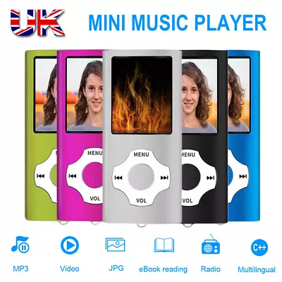 Bluetooth MP4/MP3 Lossless Music Player Radio Portable Sport Recorder With 32GB • £15.55