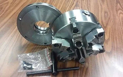 8  6-JAW SELF-CENTERING  LATHE CHUCK W. Top&bottom Jaws L0 Adapter Back Plate • $349