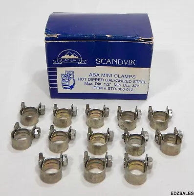 13 Scandvik ABA Mini Clamps Max Dia. 1/2  STD-000-012 • $100