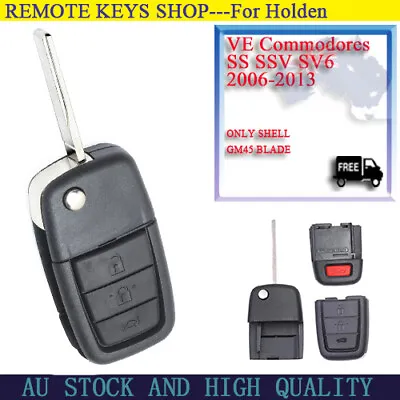 Replacement Suit For Holden VE SS SSV SV6 Commodore Flip Key Blank Shell/Case 4B • $16.12