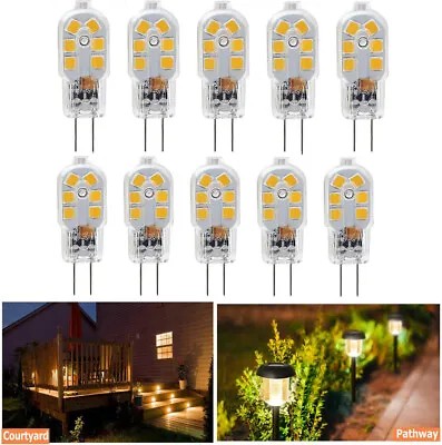 10pcs 12V G4 LED Light Bulbs For Landscape Ceiling Under Counter Puck Lighting • $15