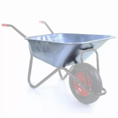 100l Wheelbarrow Pan Only Replacement Barrow Metal Tray With Holes Read Descr • £22