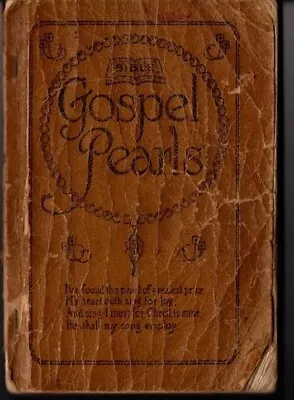 Vintage GOSPEL PEARLS (1921 Paperback) Gospel Songbook Black Americana Ephemera • £23.75