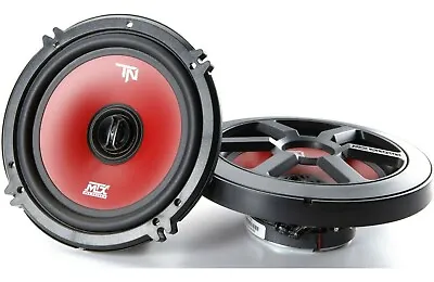 MTX TERMINATOR6 6.5  Round 45W-RMS 90W-MAX 2 Way Coaxial Car Speakers 4-OHM Pair • $49.95