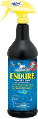$33.77 • Buy Farnam Endure Sweat-Resistant Horse Fly Spray, Kills, Repels, Protects, 32 Ou...