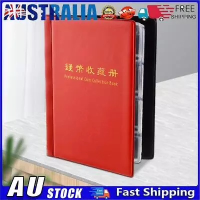 120 Pockets Fixed Page Coin Book Coins Album Book Household Display Articles • $9.14
