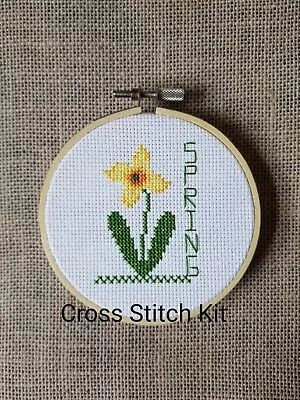 Counted Cross Stitch Kit - Spring Daffodil • $4.99