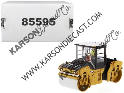 CAT CB-13 Tandem Vibratory Roller W/ Cab 1:50 Model - Diecast Masters 85595* • $55.95