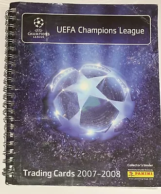 Panini UEFA Champions League 2007-2008 Football Trading Cards Collector’s Binder • £25