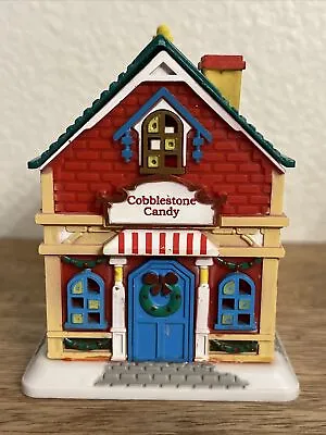 Cobblestone Candy Shop Christmas Village Plastic 4” Decoration House • $9