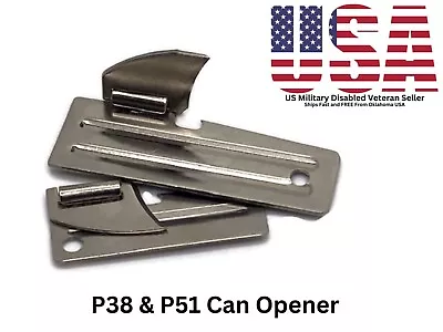 P38 And P51 Can Opener John Wayne US Shelby Co Original Military Issue USA Made • $5.49