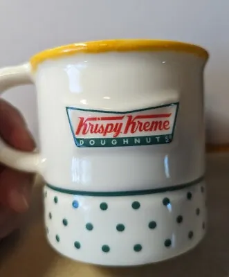 Vintage Krispy Kreme Mug 3   With Donut On The Bottom • $22.95