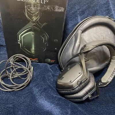 $198 • Buy V-MODA Crossfade LP2 Over-Ear Headphones XFL2V-U-MBLACK Matte Black USED