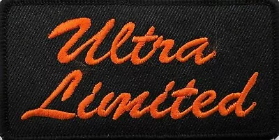 Ultra Limited Motorcycle Vest Iron On Patch Harley Biker Chopper N-26 • $6.24