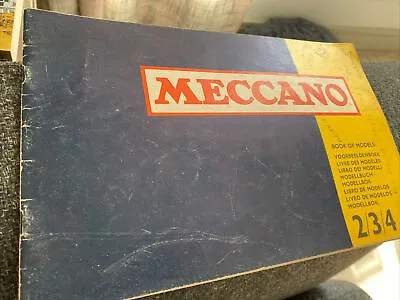 MECCANO  Book Of Models 2/3/4  Used Condition • £5