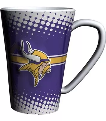 NFL Minnesota Vikings 16-Ounce Sculpted Latte Mug White • $22