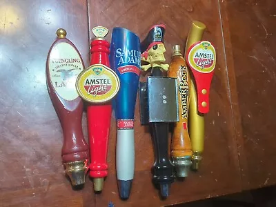 Yuengling Lager Amstel Light Heavy Seas Sam Adams Michelob Beer Tap Lot Of 6 • $67.99