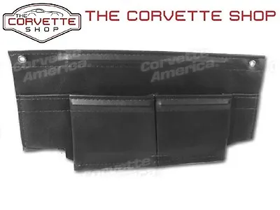 C3 Corvette Map Pocket Black 1969-1977 407120 • $212.43