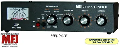 MFJ-941E HF Antenna Tuner Versa Tuner II With Mini Cross Meter 300 Watts • $227.95