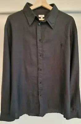 Versace Designer Shirt Black Tailored Logos On Front Size XXL (XL) Cost £189 • £49