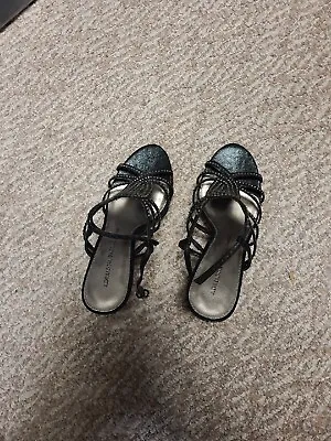 Womens Adrianna Papell Boutique Black High Heels Size 8.5 • $20