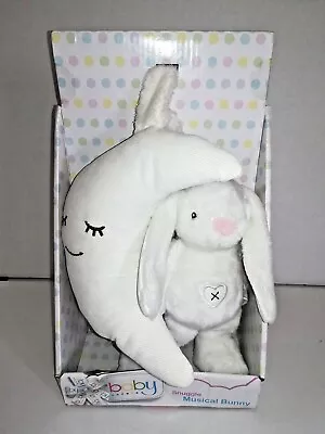 Chad Valley Musical Moon Lullaby Pull Bunny Rabbit Plush  Cot Toy  • £20