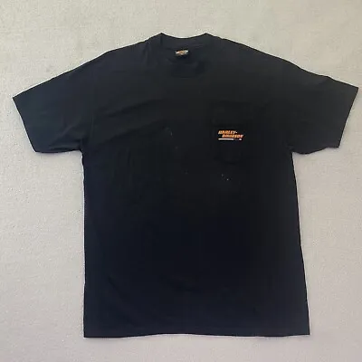 Harley Davidson Racing Men's Vintage 2000 XL Black Lebanon NJ Williams T-Shirt • $30