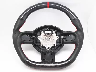 Steering Wheel For 2007-2013 Mini Cooper R55 R56 R58 R59 S Mk2 Carbon Leather • $389.49