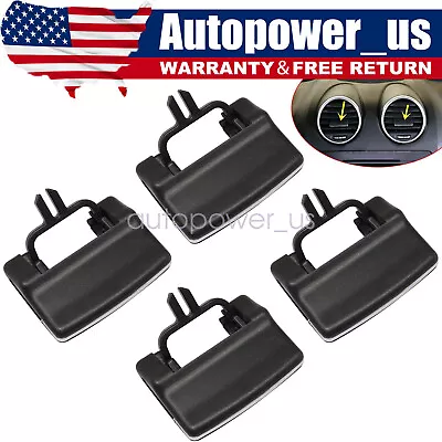 4X Center Contral A/C Air Vent Paddle Clip Black For Mercedes W164 X164 ML ML63 • $24.45