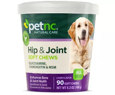 90 Chews Dog Hip And Joint Support Glucosamine Chondroitin MSM Supplement USA • $14.25