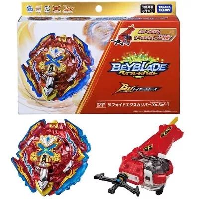 Beyblade B-200 Xiphoid Excalibur .Xn.Sw`-1 W Launcher Japan Takara Tomy New • $52