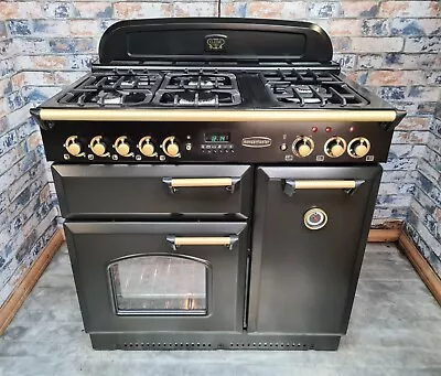 Rangemaster Classic 90 Dual Fuel Black - DELIVERY AVAILABLE • £790