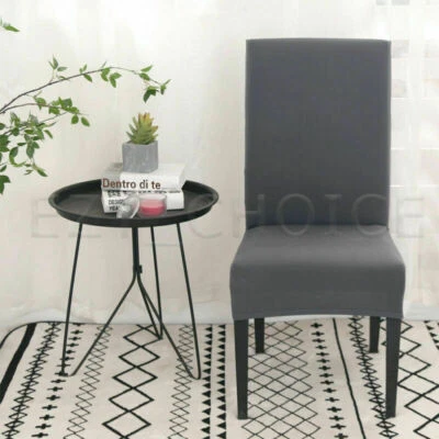 $27.49 • Buy Dining Chair Covers Slipcover Stretch Spandex Wedding Cover 1/4/6/8Pcs Removable