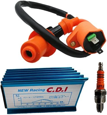 $10.29 • Buy Racing Ignition Coil Spark Plug Cdi For Gy6 Scooter Go Kart 150cc 125cc 50cc ATV