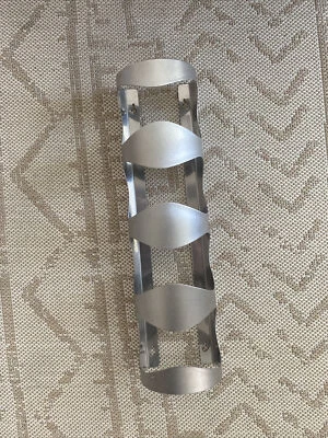 $14.99 • Buy Wall Hanging Wine Rack Stainless Steel IKEA Wall Mount Holds 4 Bottles 