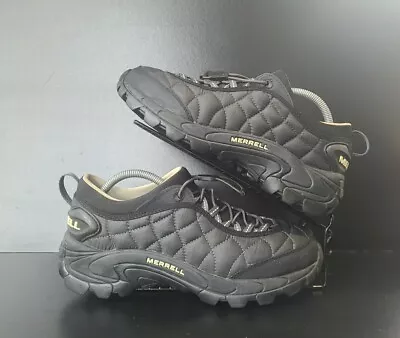 Merrell Ice Cap Moc II Easy Fastening Lace Quited J61389 Trainer Black UK 8.5 • £44.99