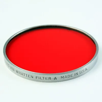 $11.99 • Buy Kodak Series VIII Wratten A (25 Red) Drop-in Filter For B&W Photography Series 8