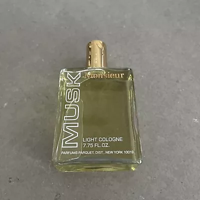 Monsieur MUSK Light Cologne 7.75oz | New W/Out Box READ DESC • $58.95