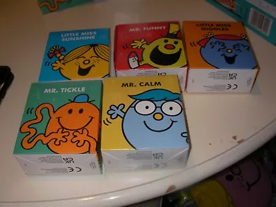 Mcdonalds Little Miss And Mr Men 2024 Toys X5 New In Boxes • £4.99