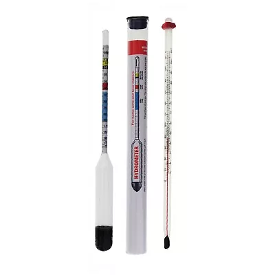 Home Brew Wine Making- Thermometer & Hydrometer Home Brew Beer Equipment -IN-026 • £9.50