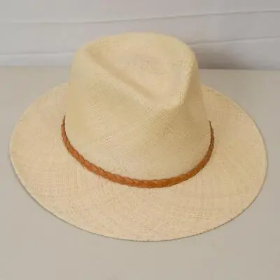 Genuine Panama Hat Woven In Ecuador Straw XXL 2XL Made In USA • $98.99